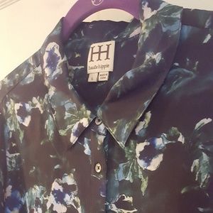 Haute Hippie Print Blouse